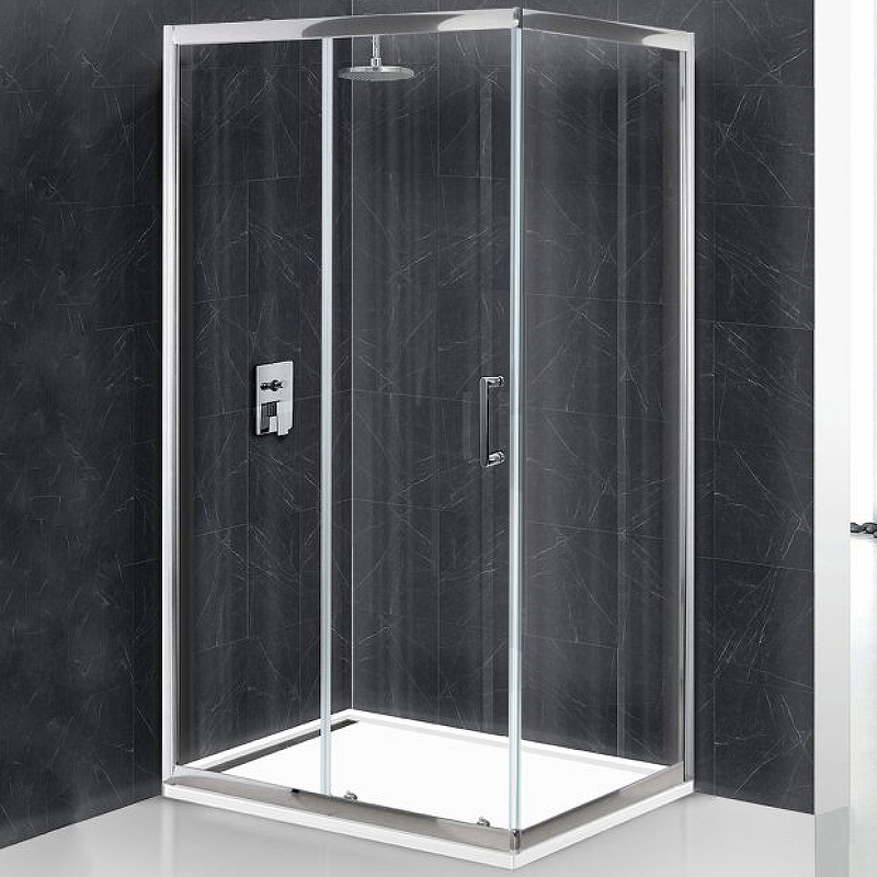 Душевой уголок BelBagno UNO-AH-1-120/100-C-Cr 1200*1000 мм (хром/прозрачное)