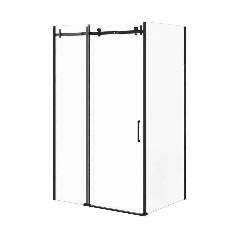Душевой уголок Cerutti SPA CEZA'S120B 1200*1950 мм (чёрный/прозрачное)
