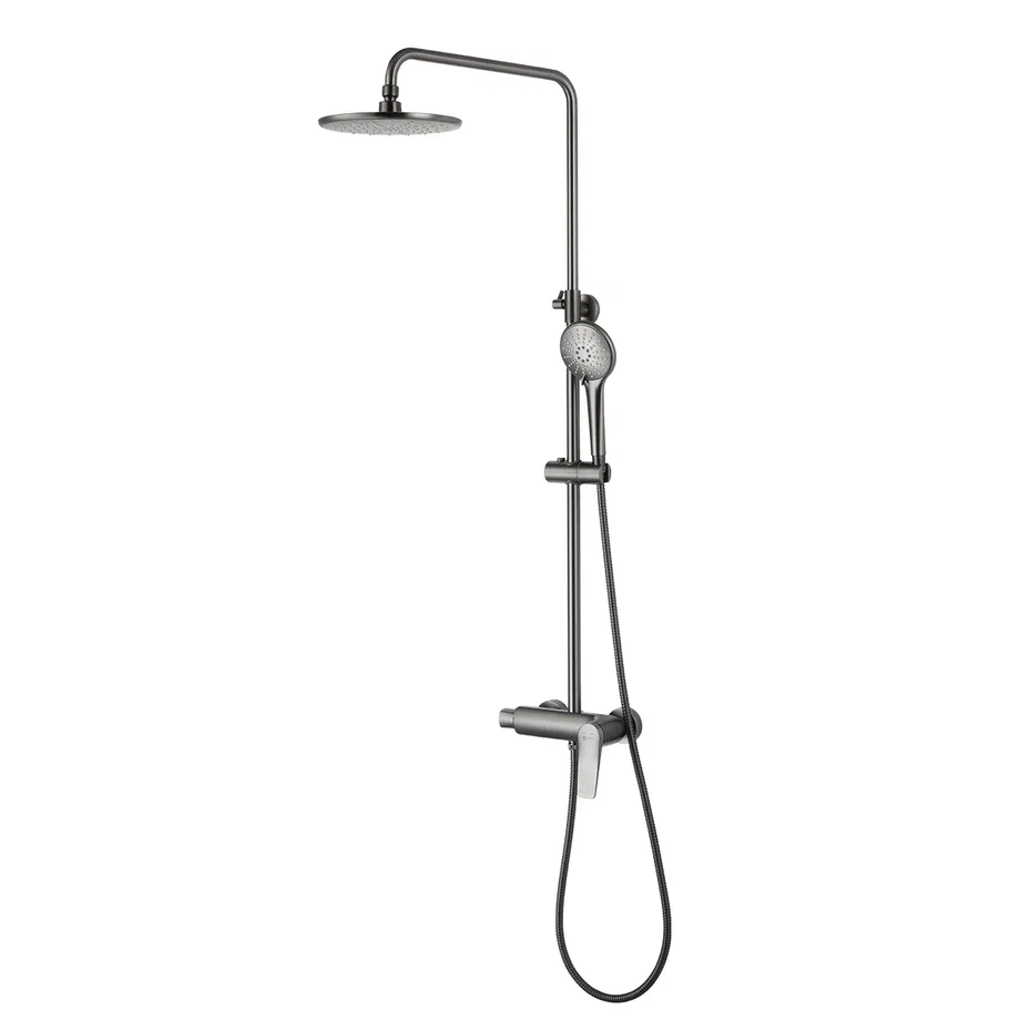 Душевая стойка Lemark Bronx LM3760GM (графит)