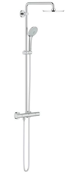 Душевая система Grohe Euphoria 27964000 с термостатом для душа, верхний душ Rainshower Cosmo 210 мм