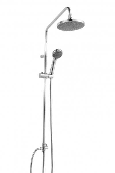 Душевая система Bravat Fit R D283CP-2-RUS для душа без смесителя (верхний душ круглой формы)
