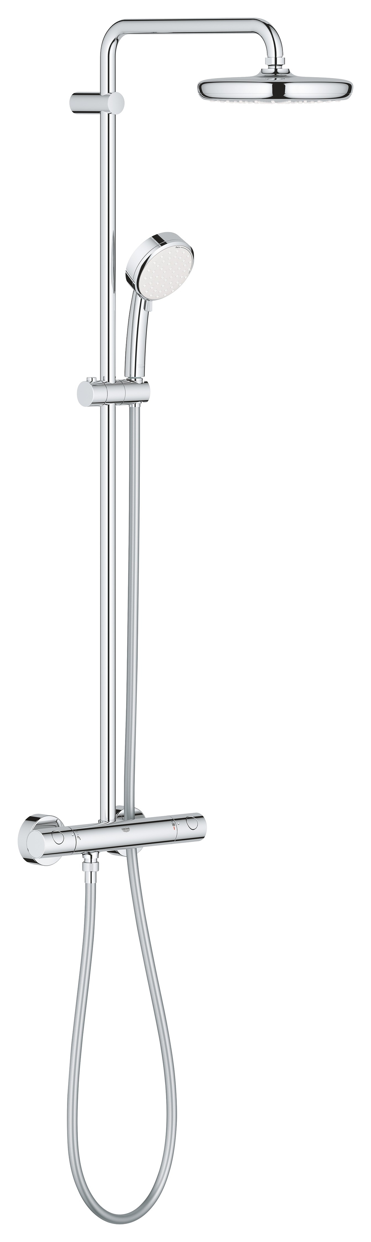 Душевая система GROHE Tempesta Cosmopolitan 210 с термостатическим смесителем, Хром 27922001