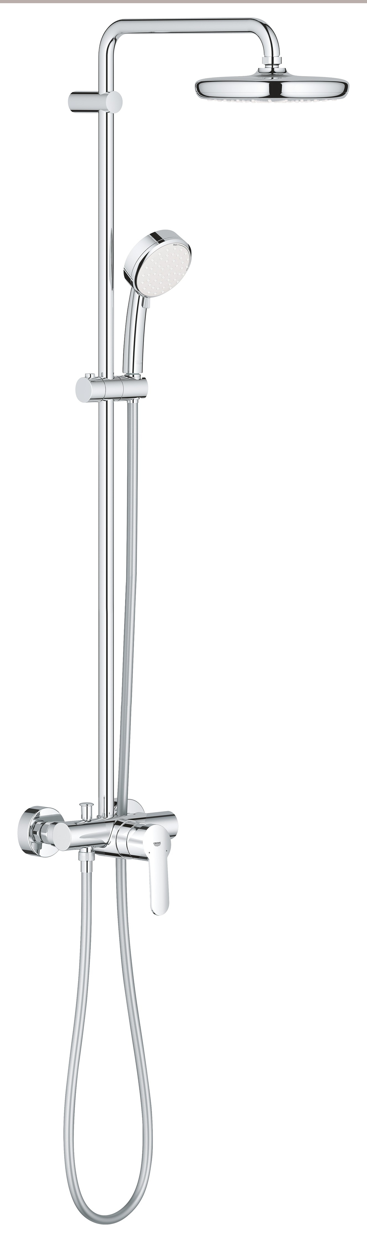 Душевая система GROHE Tempesta Cosmopolitan 210 со смесителем, Хром 26224001