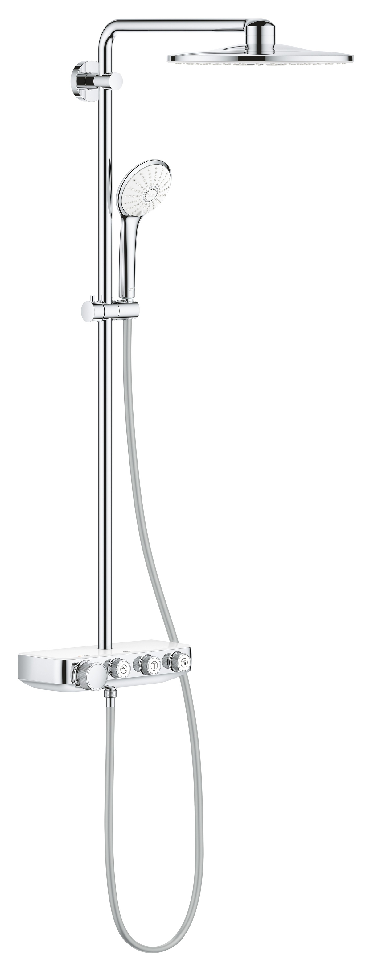 Душевая система GROHE Euphoria SmartControl 310 DUO с термостатом для душа, белая луна (26507LS0)