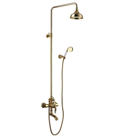 Душевая стойка Lemark Brava LM4762G (золото)