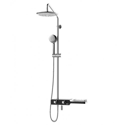 Душевая стойка Lemark Tropic LM7009C (хром/черный)