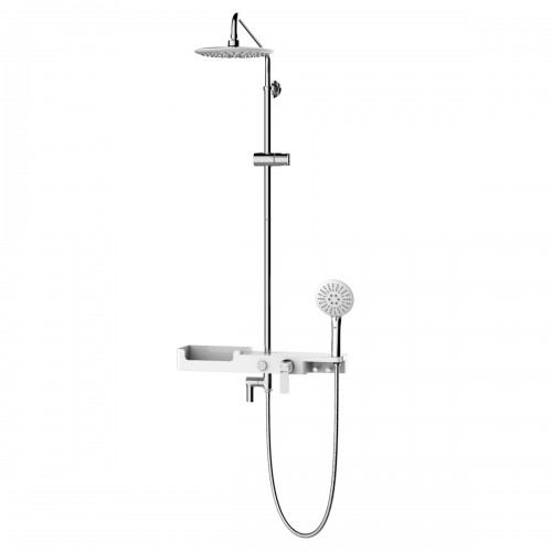 Душевая стойка Lemark Tropic LM7007C (хром/белый)
