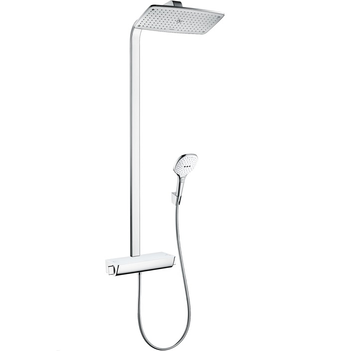 Душевая стойка Hansgrohe Raindance Select Showerpipe белый/хром 27112400