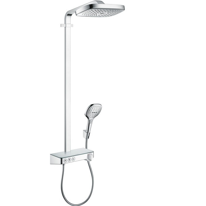 Душевая стойка Hansgrohe Raindance Select Push 300 3jet Showerpipe хром 27127000