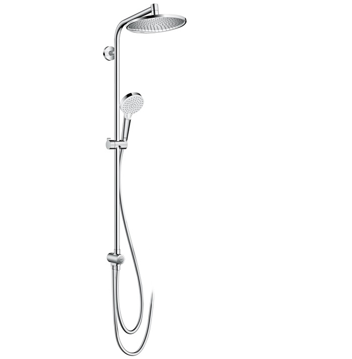 Душевая система Hansgrohe Crometta S 240 1jet Showerpipe Reno 27270000