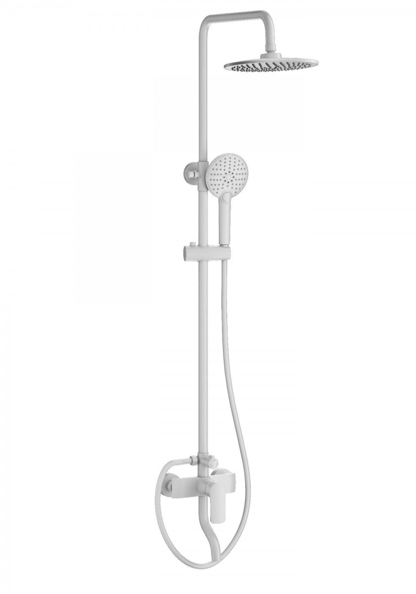 Душевая система Wonzon & Woghand Line WW-AE3354-MW (белый матовый)