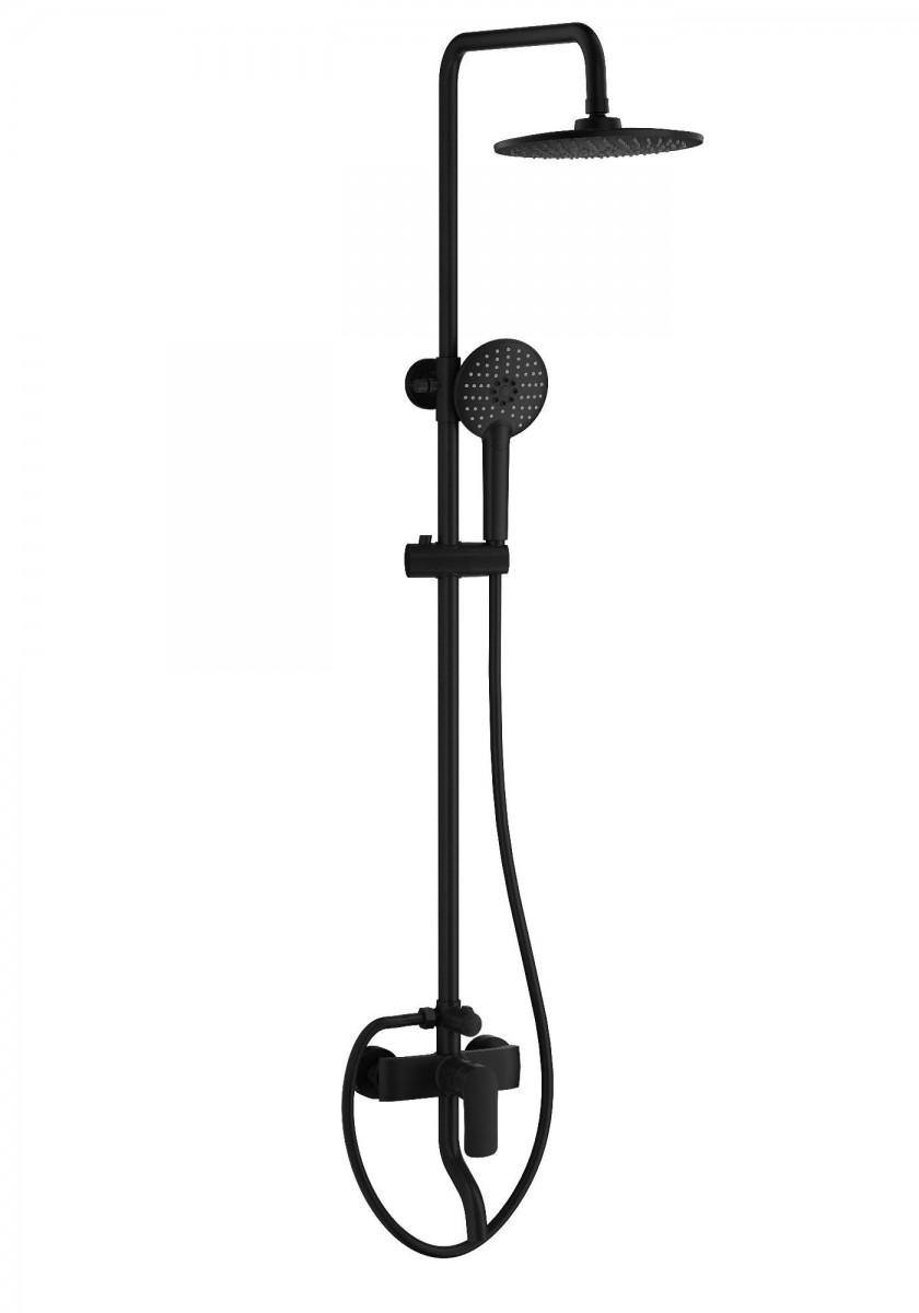 Душевая система Wonzon & Woghand Line WW-AE3354-MB (чёрный матовый)