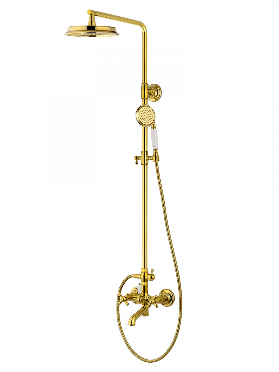 Душевая система Wonzon & Woghand RETRO WW-88739020-PG (золото)