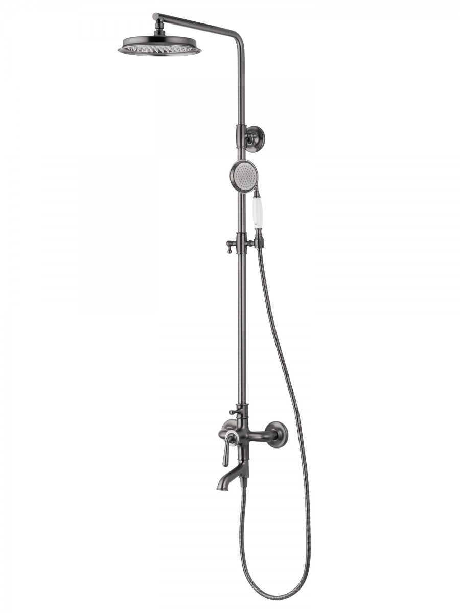 Душевая система Wonzon & Woghand STEAM WW-88739008-BGM (тёмный графит)