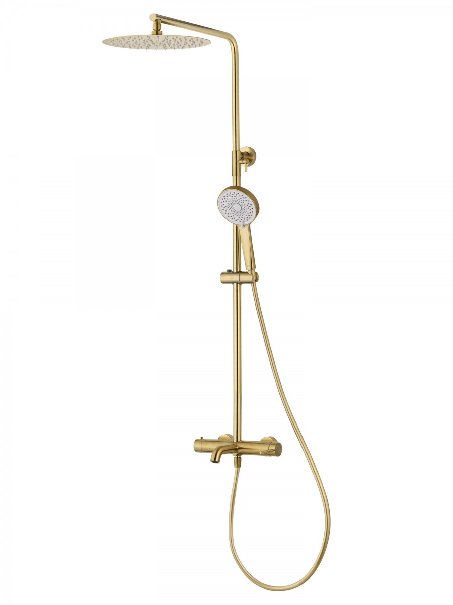 Душевая система Wonzon & Woghand STICK WW-88739017-BG (брашированное золото)