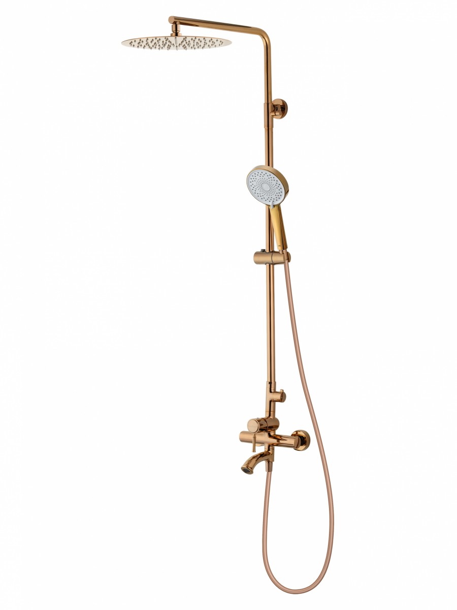 Душевая система Wonzon & Woghand TOR WW-88047073-RG (розовое золото)
