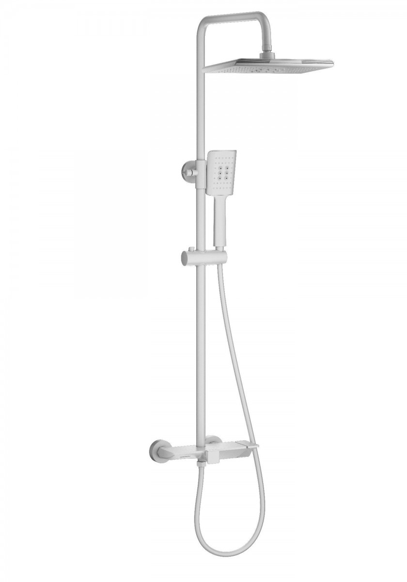 Душевая система Wonzon & Woghand WW-AE33110-MW (белый матовый)
