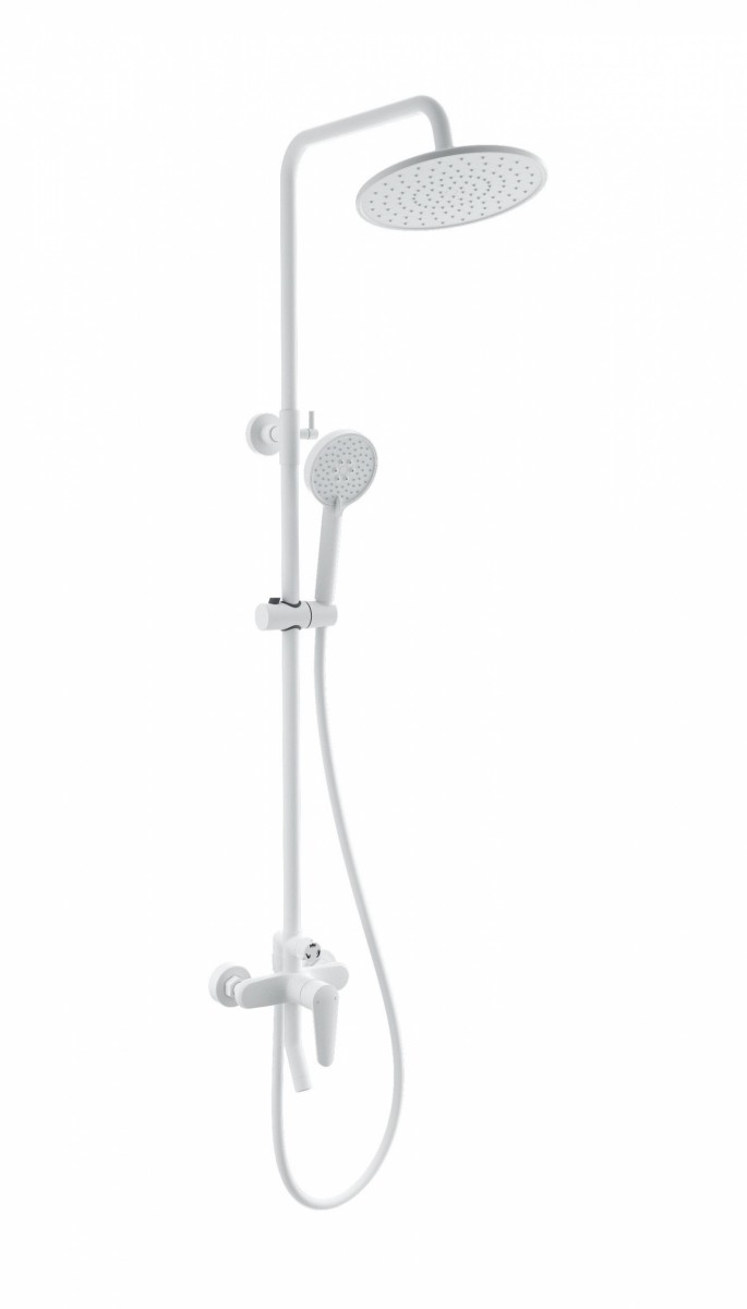 Душевая система Wonzon & Woghand WW-B2168-A-MW (белый матовый)