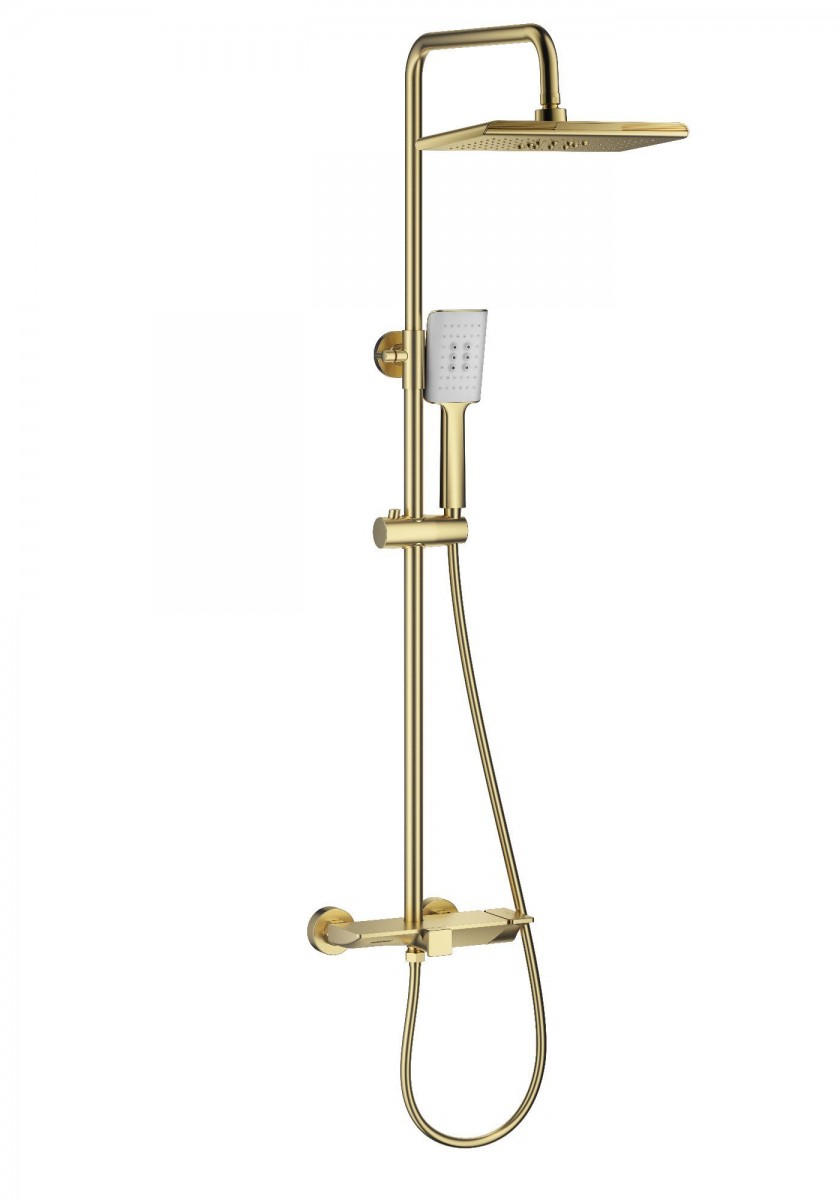 Душевая система Wonzon & Woghand WW-AE33110-BG (брашированное золото)