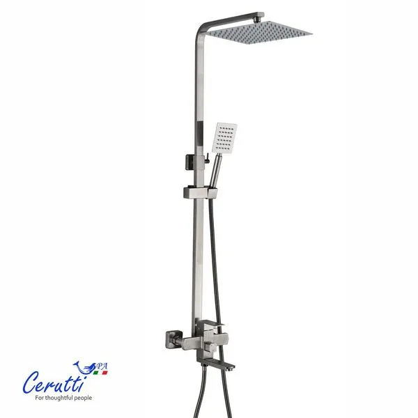 Душевая стойка Cerutti SPA Rufino BN CT12109 (никель матовый)
