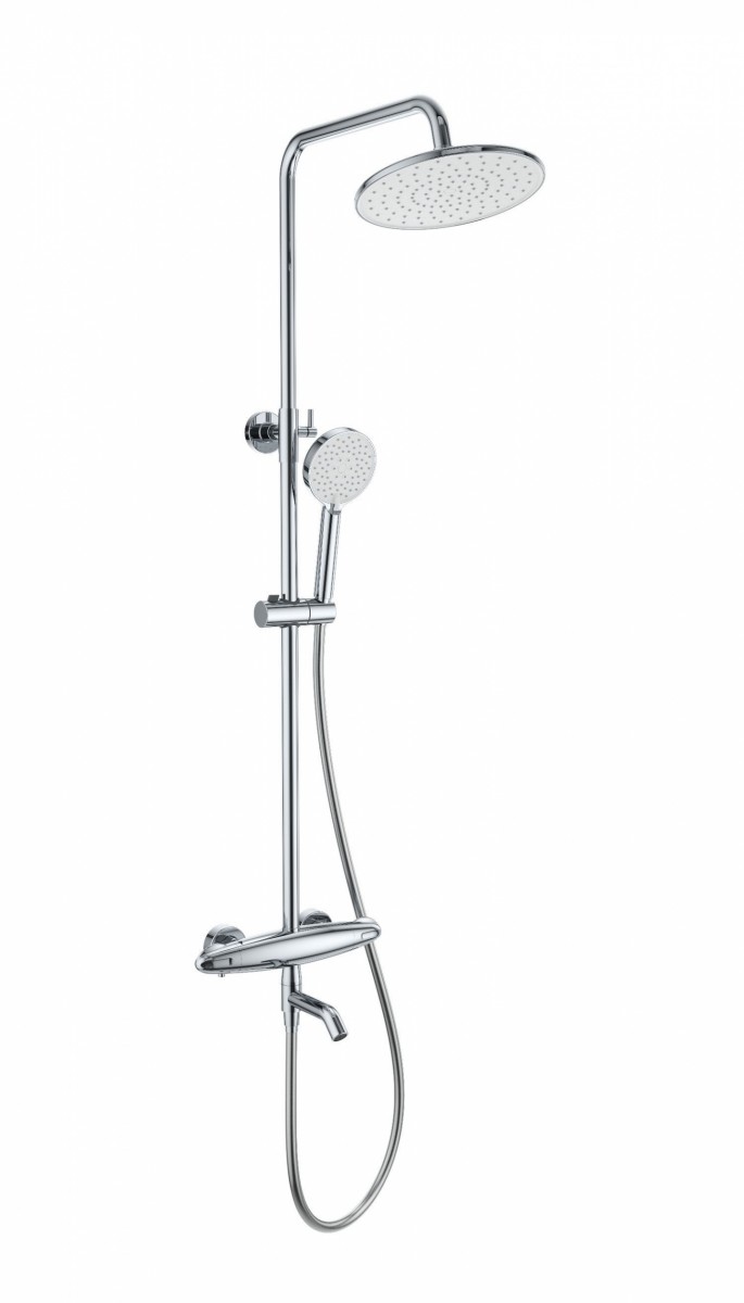 Душевая система Wonzon & Woghand CAPSULE WW-B3031-A3-CR (хром) с термостатом