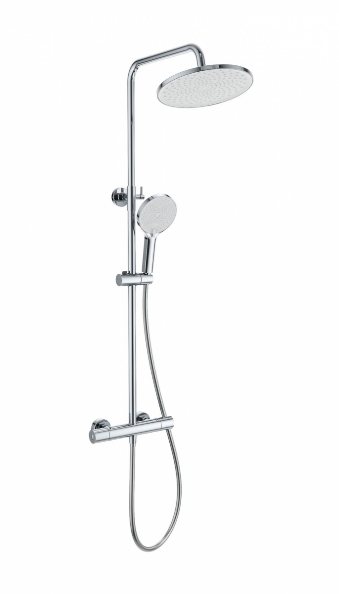 Душевая система Wonzon & Woghand INN 1 WW-B3013-T1-CR (хром) с термостатом