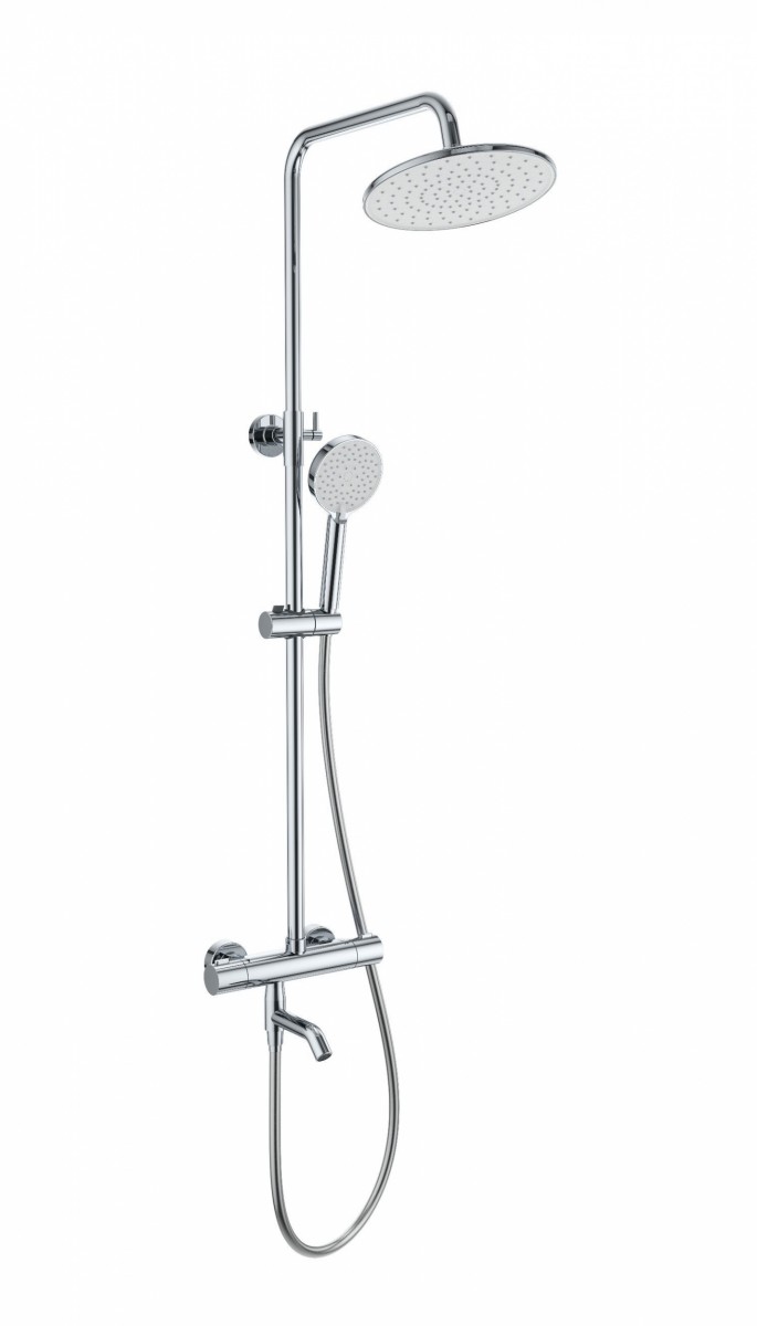 Душевая система Wonzon & Woghand INN 4 WW-B3047-A1-CR (хром) с термостатом
