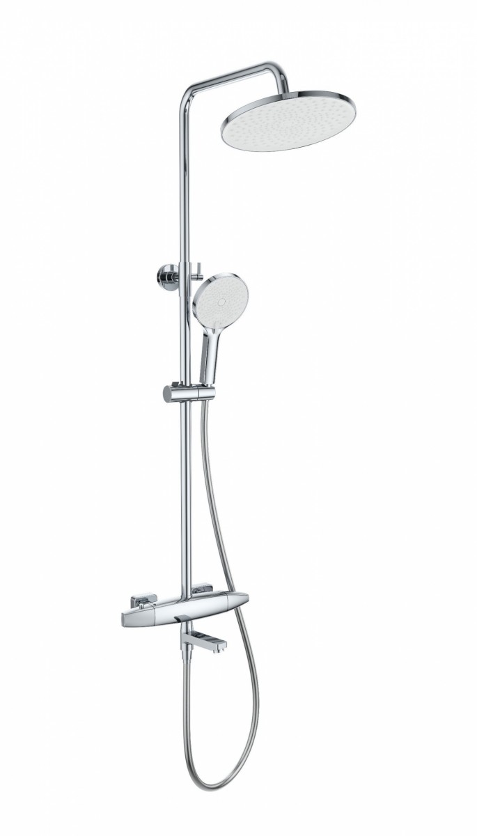Душевая система Wonzon & Woghand NEO WW-B3035-A2-CR (хром) с термостатом
