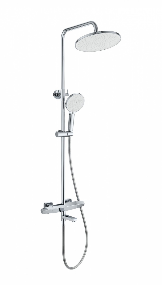 Душевая система Wonzon & Woghand NEO WW-B3046-A1-CR (хром) с термостатом