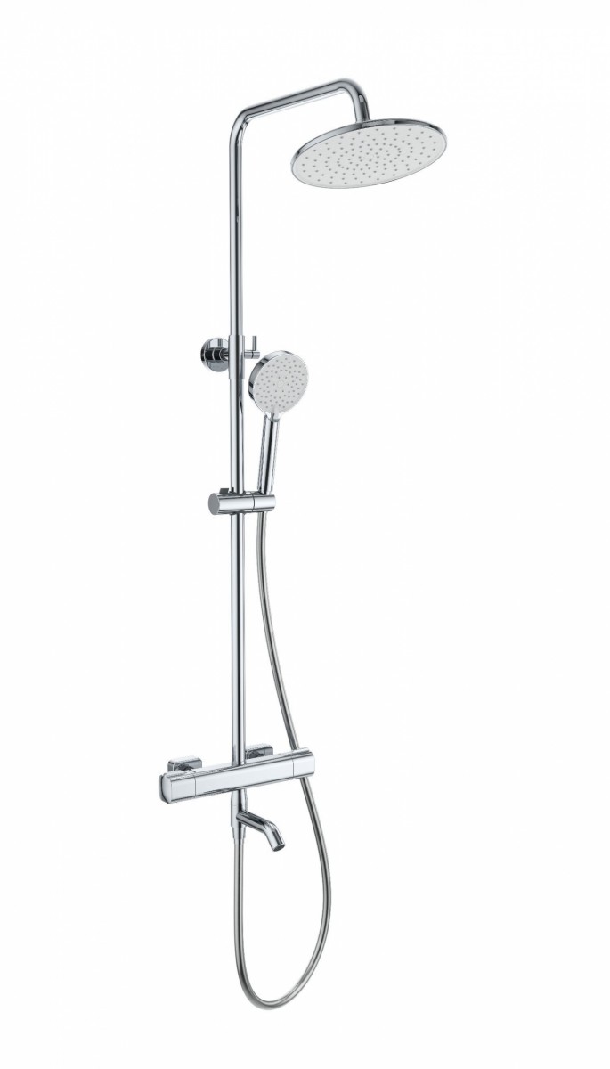 Душевая система Wonzon & Woghand STAY 1 WW-B3051-A1-CR (хром) с термостатом