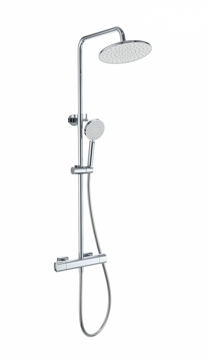 Душевая система Wonzon & Woghand STAY 1 WW-B3051-A-CR (хром) с термостатом