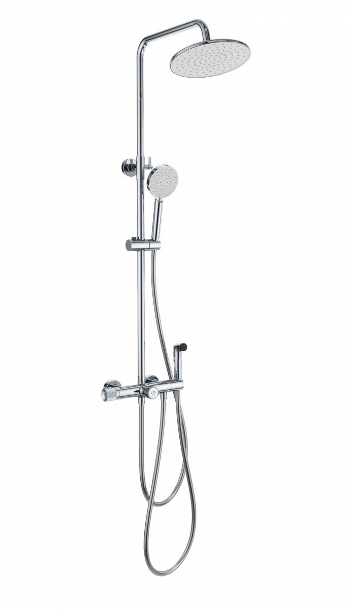 Душевая система Wonzon & Woghand WW-B3097-A-CR (хром) с термостатом