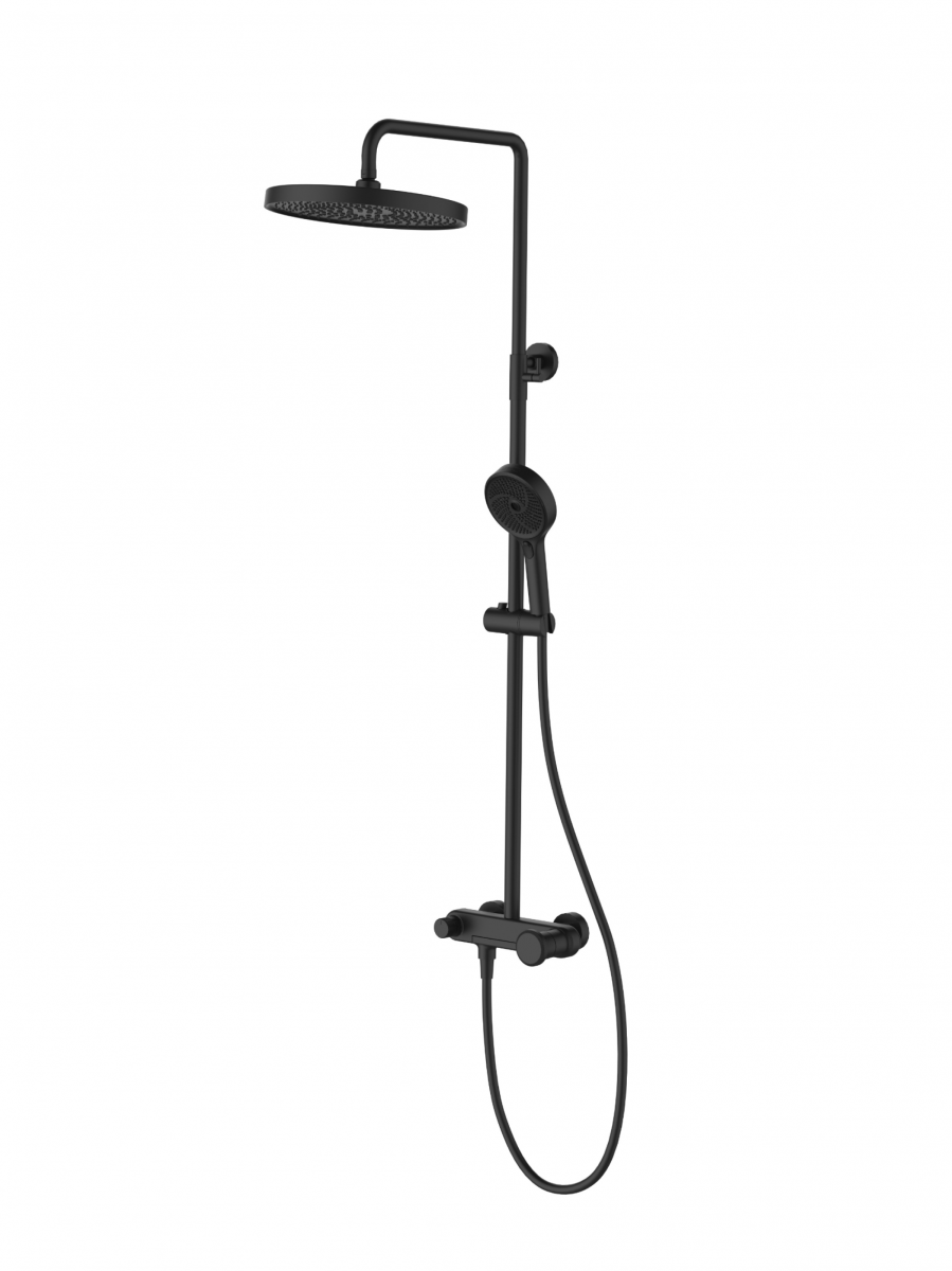 Душевая стойка Altrobagno Ricco ALTROBAGNORicco030222MB (чёрный матовый)