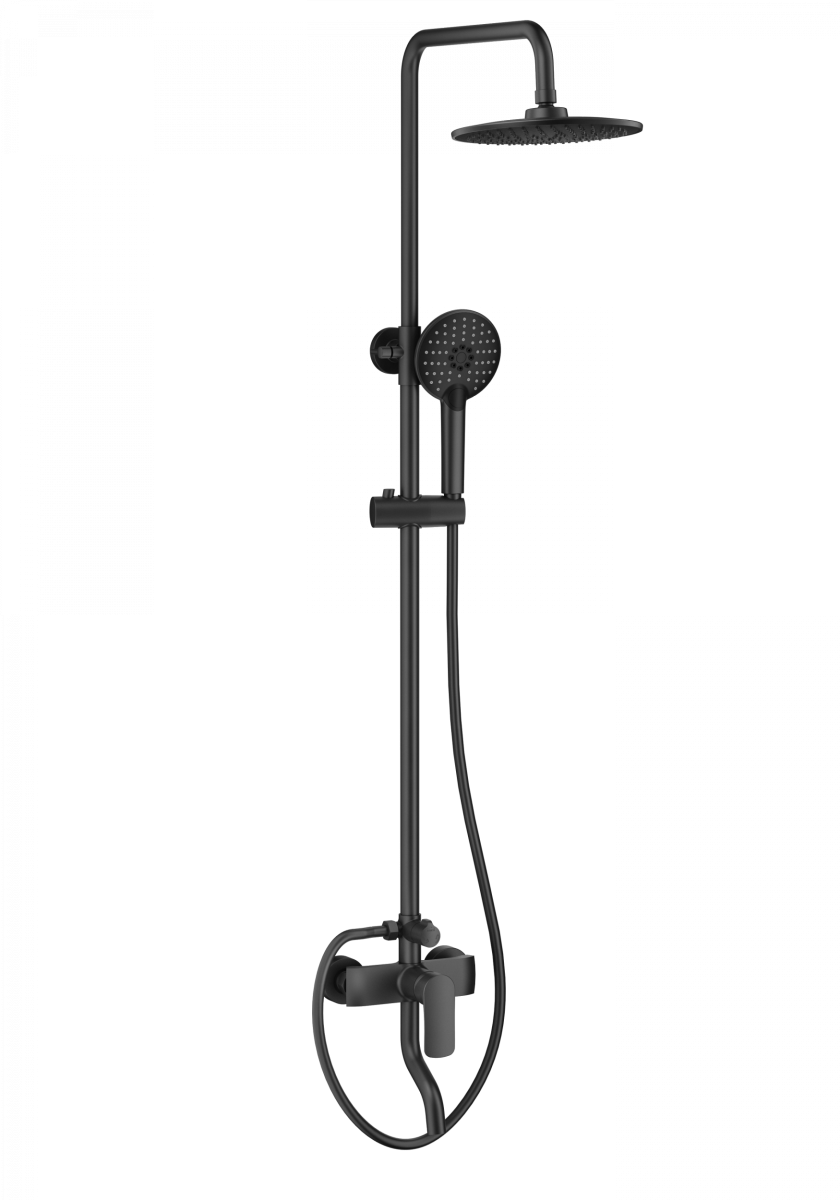 Душевая система Wonzon & Woghand Line WW-AE3354-BGG (тёмный графит)