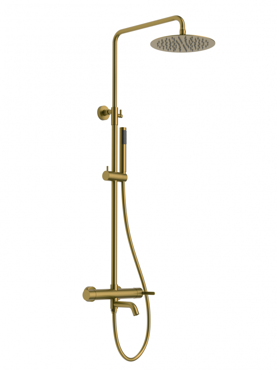 Душевая стойка Altrobagno Unione AltroBagnoUnione030213BG (золото матовое)