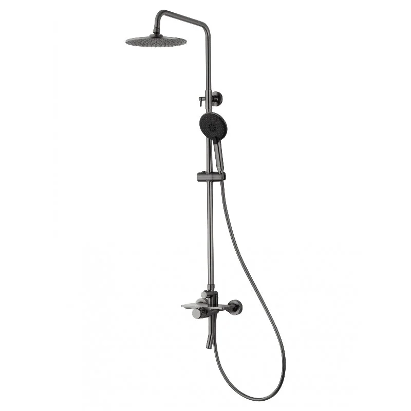 Душевая система Wonzon & Woghand Click WW-N3S962-BGG (тёмный графит)