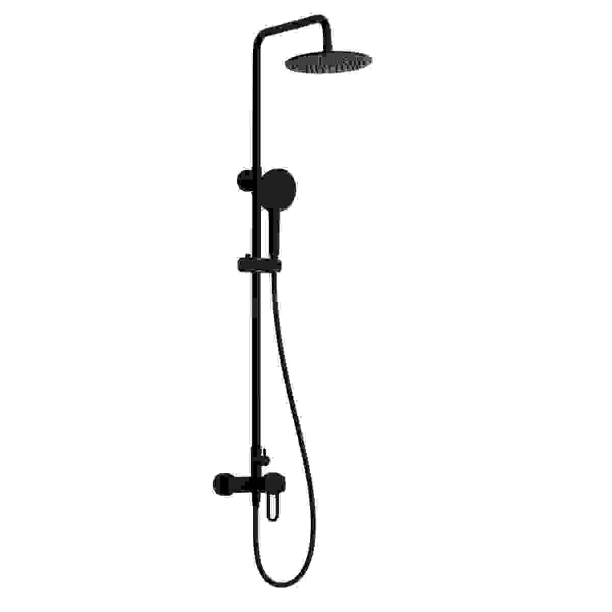 Душевая система Wonzon & Woghand WW-B2166-A-MB (чёрный матовый)