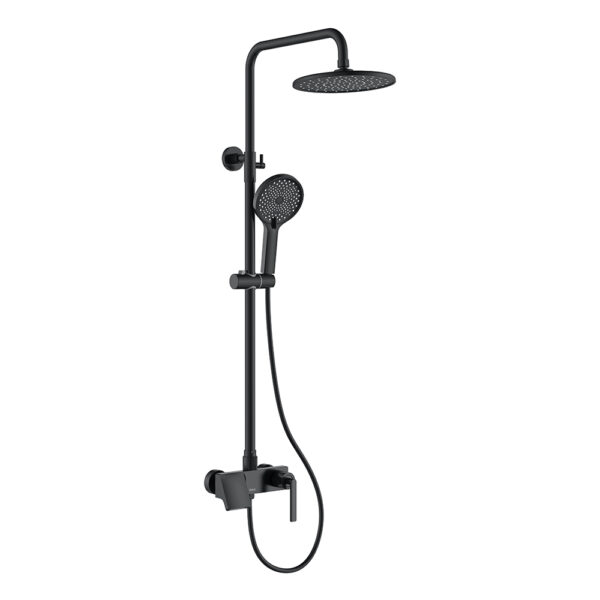 Душевая система Black & White Gravity 9103MB (чёрный матовый)