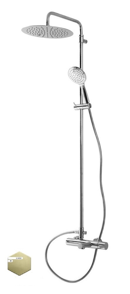 Душевая система Cezares LEAF-CVDA-30-L-SR (золото)