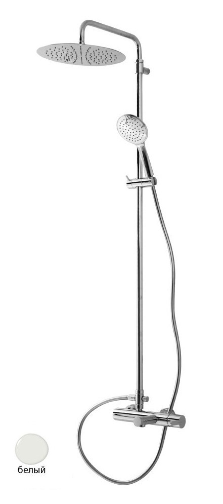 Душевая система Cezares LEAF-CVDA-30-L-BIO (белый матовый)