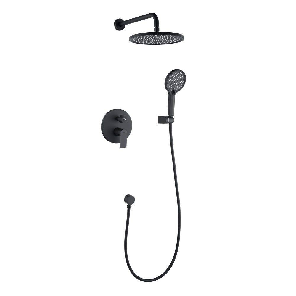 Душевая система Black & White Universe 8311BUK (чёрный матовый)