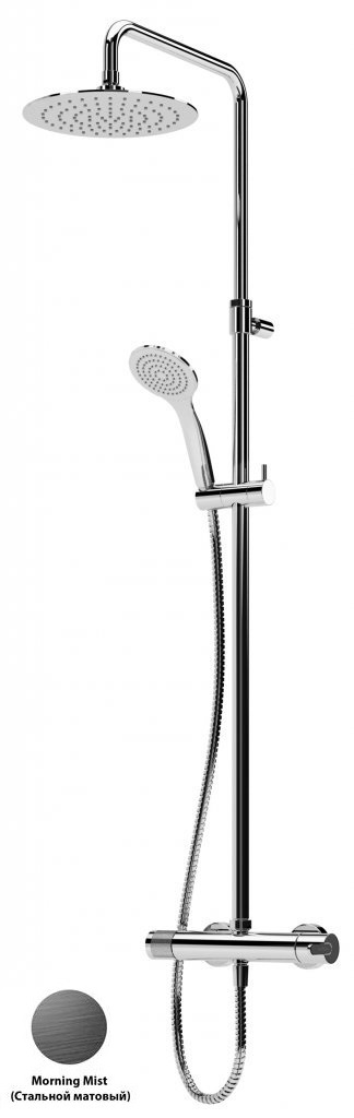 Душевая система Cezares LEAF-CDA-30-L-MM (стальной матовый)
