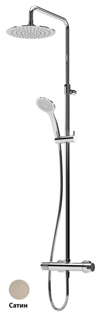 Душевая система Cezares LEAF-CDA-30-L-ST (сатин)