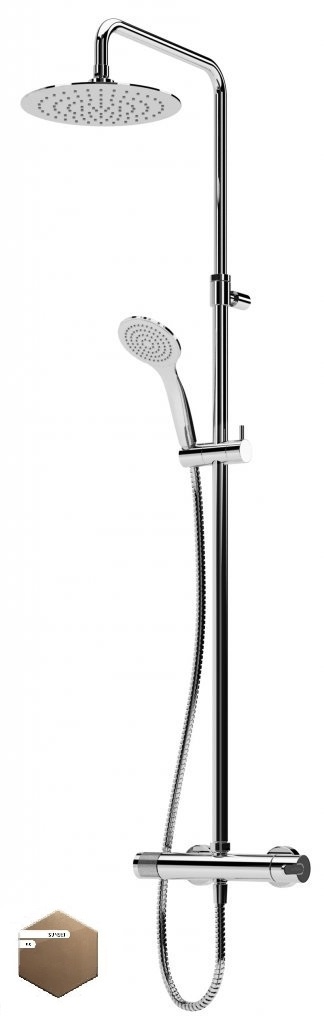 Душевая система Cezares LEAF-CDA-30-L-SS (бронза)