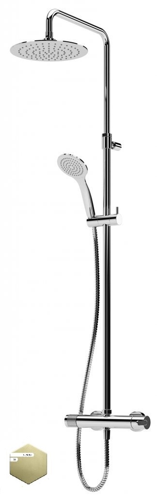 Душевая система Cezares LEAF-CDA-30-L-SR (золото)