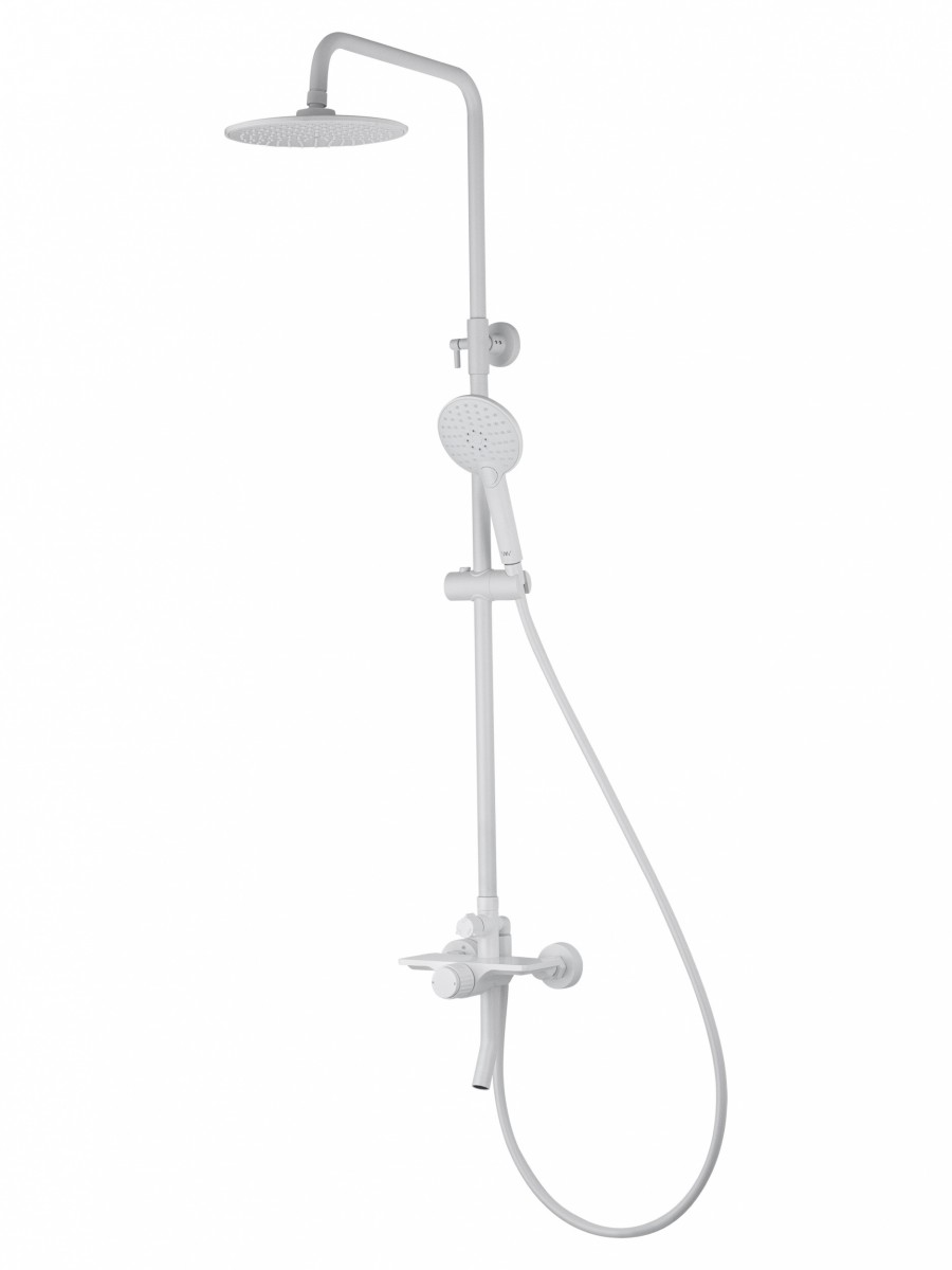 Душевая система Wonzon & Woghand CLICK WW-N3S962-MW (белый матовый)