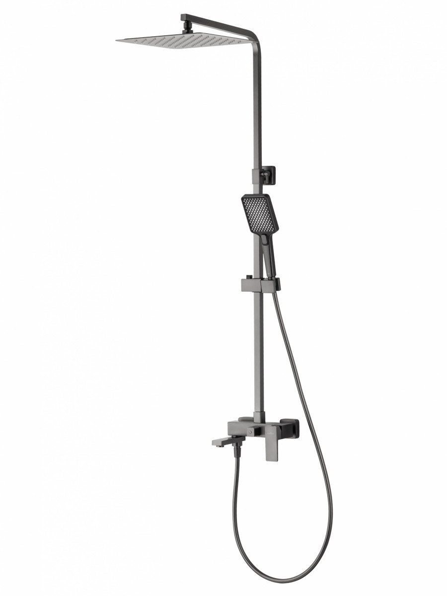 Душевая система Wonzon & Woghand CUBE 2.0 WW-88047068-BGM (тёмный графит)