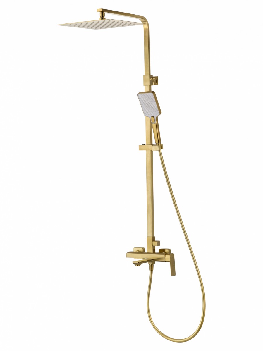 Душевая система Wonzon & Woghand DIAMOND WW-88739011-BG (брашированное золото)