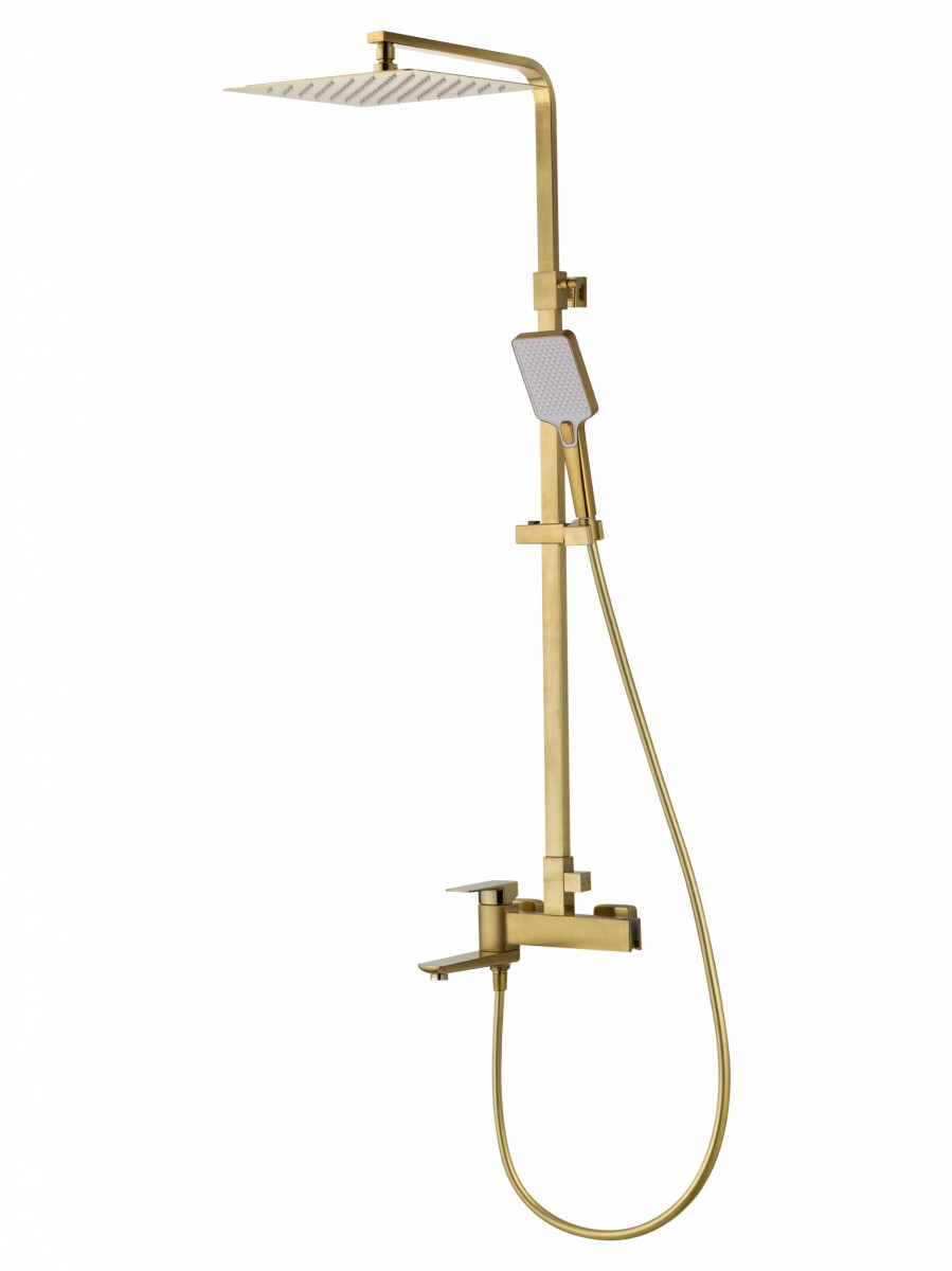 Душевая система Wonzon & Woghand EDGE WW-88739003-BG (брашированное золото)