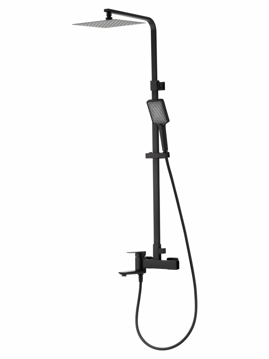 Душевая система Wonzon & Woghand EDGE WW-88739003-MB (чёрный матовый)